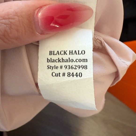 Black Halo Pink Slip Dress - Size Small - Picture 4 of 5